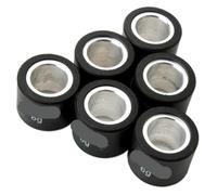 BYINGS 6Pcs 19x15.5mm 5g-8g Variator Roller Weights Compatible With Atlantis50 Bullet50EU2 GP150 Scooter CM1102025 CM1102045(6g)