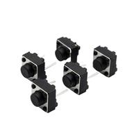 BYINGS 6X6X5mm 2pinTactile Tact Push Button Switch Switch Momentary 100pcs/lot