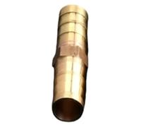 BYINGS Brass Straight Hose Pipe Fitting Equal Barb 4mm 5mm 6mm 8mm 10mm 12mm 16mm 19mm 25mm Gas Copper Barbed Coupler Connector Adapter