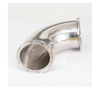 BYINGS Fit Tube O/D 89mm Tri Clamp 3.5" Ferrule OD 106mm 304 Stainless Steel 90 Degree Elbow Connector Adapter Homebrew