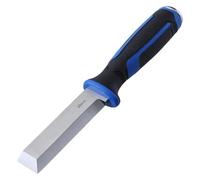 BYINGS Wood Chisel C-R-V Double Edge Chisel 25mm Wide Blade Steel Caps Multi-Purpose Chisel for Woodworking Carving Trimming Marking