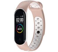BYISYUE Breathable Watch Strap for Amazfit Band 5, Silicone Sport Replacement Band for Xiaomi Smart Band 7 / Mi Band 6 / Band 5 / Band 4 / Band 3