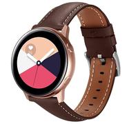 BYISYUE Leather Watch Strap for Amazfit GTR Mini/GTR 42mm/GTS 4/4 Mini/3/2/2e/2Mini, 20mm Sport Replacement Band for Amazfit Bip 3/3 Pro/S/S Lite/U/U Pro/Active/Active 2