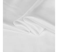 Byitre 8 m/m 100% Pure Mulberry Silk habotai Fabric - Fabric by 1 Metre - Solid Fabrics for Sewing Summer Dresses, Linings, Wedding Dresses, Crafts and DIY(Light White)
