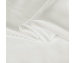 Byitre 8 m/m 100% Pure Mulberry Silk habotai Fabric - Fabric by 1 Metre - Solid Fabrics for Sewing Summer Dresses, Linings, Wedding Dresses, Crafts and DIY(White)