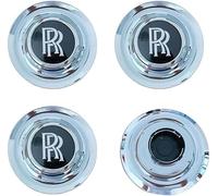 byjgs 4 Pcs Car Wheel Centre Hub Caps for Rolls Royce Phantom Ghost Wraith Dawn 65MM, Wheel Hub Covers with Logo Sunscreen Waterproof Accessories,B