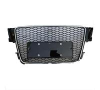 byjgs Centre Grill Panel Grill for Audi A5 RS5 2008-2012, Front Bumper Air Vent Outlet Grille Heatproof Front Bumper Grille Radiator Kidney Grills,B