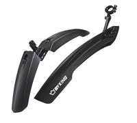 Byking Bike Mudguards For Mountain Bikes, Universal Guard for 26" and 27.5" Wheels, Bicycle Mudguards Adjustable Front and Rear Set For Carrera, Boardman Bike Accessories Hybrid/MTB/Gravel Bike.