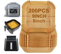 BYKITCHEN 200 Count Air Fryer Liners,Fits Ninja Speedi 5.7L, Disposable