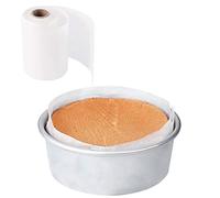 BYKITCHEN Cake Tin Liner Roll, Small Greaseproof Paper Roll,10cm x 50m