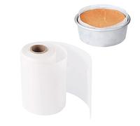 BYKITCHEN Cake Tin Liner Roll, Small Greaseproof Paper Roll,7cm x 50m