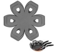 BYKITCHEN Pan Protectors for Stacking, Gray Saucepan Protectors, 6PCS and 3 Different Sizes, Pan Separators in Kitchen Cupboard
