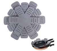 BYKITCHEN Pot Protectors, Larger & Thicker Pan Separators with Stars, Set of 6 and 3 Different Sizes,Saucepan Protectors & Pan Protectors for Stacking Nonstick Pans in Kitchen Cupboard