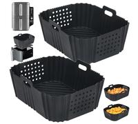 BYKITCHEN Silicone Liners for Ninja Double Stack SL400UK, 2 Count