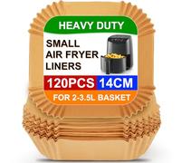 BYKITCHEN Small Air Fryer Liners for Midea/COSORI 2L, 5.5 Inch, 120 Count