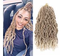 Bylatt 8 Bundles Short Crazy Crochet Hair 120 Strands 12 Inch Crazy Soft Wavy Crochet Natural Black Pre Crochet Hair for Women 12 Inch