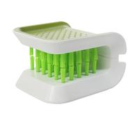 bylikeho Car Cleaning Brush, U-Shaped Washing Tool, Non-Slip Brush Cleaner, Double Sided Bristle Scrubber for Seat Belt, Truck Interior