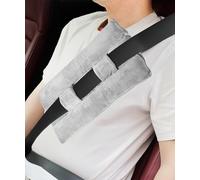 bylikeho Mastectomy Pillow,Car Accessories Seatbelt Cushion Hysterectomy Pillow,Seat Belt Pillow Post Surgery,Heart Surgery Recovery Support Cushion Seat Belt Pillow (Gray)