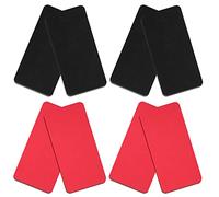 Bylion 8 Pcs Snowboard Shin Pads Guards Protector Foam Pads for Sports Ski, 2 Sizes Shin Pads Foam Padded Ski Boot Liner, Leg and Foot Friction Shin Bang Protection for Skiing Snowboarding