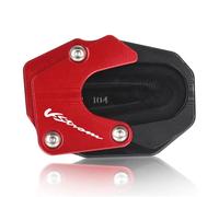 BYLKFC Foot Side Stand Extension Motorcycle Side Stand Pad For SUZUKI GSX-S1000F GSXS1000F 2015-2023 Kickstand Extension Plate Support Foot Side Stand Pad Enlarger(Red 1)