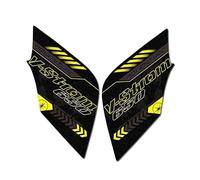 BYLKFC Motorbike Side Fuel Tank Pad Motorcycle Side Fuel Tank Sticker For Suzuki Vstrom DL650 DL V-STROM 650 XT Gas Tank Protector Traction Pad Decal Knee Grip Tank Pad(Color 1)