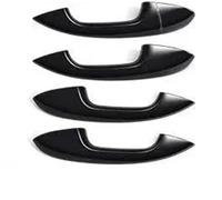 BYLKFC Outer Side Door Handle Protective Covers Car Door Handle Cover Trim for A B C E GLC CLA GLE GLS GLB CLS Class W177 W247 W205 W213 X253 C118 W167 H247 X247 C257 Exterior Auto(Black 1)