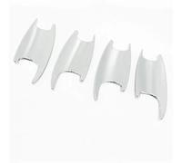 BYLKFC Outer Side Door Handle Protective Covers Car Door Handle Cover Trim for C A B E GLC CLA GLE GLS GLB CLS Class W177 W247 W205 W213 X253 C118 W167 X157 X247 Left Hand Drive Auto(Silver 4)