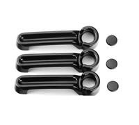 BYLKFC Outer Side Door Handle Protective Covers Car Door Handle Cover Trim for Jeep for Liberty for Wrangler JK JKU 2007-2017 Decoration Protection Shell Sticker Styling Auto(Black 3)