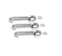 BYLKFC Outer Side Door Handle Protective Covers Car Door Handle Cover Trim for Jeep for Liberty for Wrangler JK JKU 2007-2017 Decoration Protection Shell Sticker Styling Auto(Silver 1)