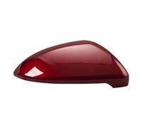 BYLKFC Rear View Mirror Shell Car Rearview Mirror Cover For VW For Golf For E-GOLF MK7 GTI 2015-2019 Side Wing Mirror Cap Rear View Covers Replacement Gold Black Mirror Case Housing(Red,Right)