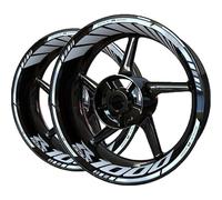 BYLKFC Wheel Decals Motorcycle Wheel Stickers For Suzuki GSX-R 1000 GSX-R1000 GSXR 1000 GSXR1000 Reflective Rim Decals Stripe Tape Fluorescent Wheel Rim Stripe Sticker(Color 7)