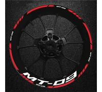 BYLKFC Wheel Hub Decal Set Motorcycle Sticker Wheel Stripe Rim Decal For Mt-09 Mt 09 Mt09 Reflective Wheel Stickers MotorBike Rim Stripe Tape(Color 2)