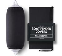 Byllstore Black Premium Boat Fender Cover Polyester (1-Pack) - Fits Taylor Made, Big B 8" x 20", Hull-Gard 8.5" x 27" & Super Gard 8.5" x 26" - Cover Size 8" x 22"