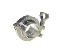 BYLSAGWHT 1/8"-12" Stainless Steel SUS SS 304 Flange Pipe Weld Ferrule + Tri Clamp + PTFE or Silicone Gasket triclamp(PTFE Gasket,204mm Pipe OD)