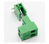 BYLSAGWHT 10 sets ht5.08 2pin Right angle Terminal type 300V 10A 5.08mm pitch connector pcb screw terminal block