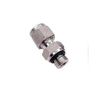 BYLSAGWHT 6mm 8mm 10mm 12mm Tube x 1/8" 1/4" 3/8" 1/2" 3/4" BSPP Male Compression Union 316 Stainless Steel Pipe Fitting Adapter Joint(1I4 Inch-BSPP1I4)