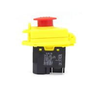 BYLSAGWHT Emergency Stop Switch Waterproof Electromagnetic Pushbutton Switches KJD17B 120V / 220V 2HP 16A 5-pin Emergency Stop Push Button Switch(5Pin)
