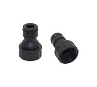 BYLSAGWHT Garden Plumbing 1/2" Female Thread Nipple Connector Aquarium Fish Tank Water Pump Faucet Car Wash Pipe Fittings 8 Pieces (Size : 1) Brass Hose