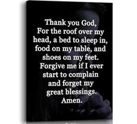 BYLSAGWHT Lord Inspirational, Bible Verse Canvas Wall-Art for Christian Home Decor and Gifting(Framed,16x24inch(40x60cm))