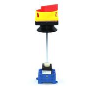 BYLSAGWHT SZD11-25/300010-B 25A 3P ON-OFF Padlock Panel Load Break Isolator Switch With Long Bar Cam Switch For Electrical Cabinet