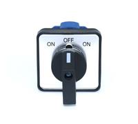 BYLSAGWHT SZW26/LW26-20 20A 660V 1 Pole ON Off ON Power Supply 3 Gear Mechanical Changeover Selector Cam Switch for electronic starter(D101.1 ON Off ON 64)