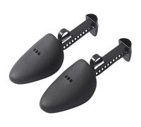 BYLYUIVN Shoe tree 1/2/3/5Pair Plastic Shoe Stretcher for Men Women Leather Shoes Adjustable Portable Shoe Tree Stretcher Boots Rack Anti-deformation(1Pair Men Black)