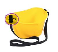 byMall Berry Picking Basket - 3L Hands-Free Fruit Picking Bucket with Adjustable Strap (Yellow)