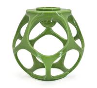 byMazy Floating Betta Cave, Hammock & Log with Frozen Food Feeder - Aquarium Swim-Through Hide for Betta & Gourami | Betta Play-Ball (Yellow Green)