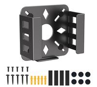 BYMECOST Mac mini M4 Stand, Mac mini M4/M4 Pro 2024 VESA Mount, Mount Behind Monitor for Mac mini M4/M4 Pro 2024, Wall Mount Stand Heat Dissipation Design Anti-Scratch, Wall Mount (M4 Black)