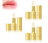 Bymolia Color Changing Lipstick, Bimolia Lip Stick Transparent, By Molia Gold Crystal Color Changing Lip Stick, Moisturizing Glossy Shine Lip Gloss (3 PCS)