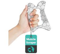 Bynatic Stainless Steel Muscle Scraper - Metal Gua Sha Tool for Fascia Massage & Myofascial Release - Scraping Blade for Scar Tissue - IASTM Muscle Recovery Therapy - Chiropractic Adjusting