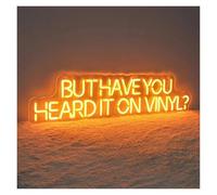 BYNGQW Hanging Art Neon Signs But Have You Heard It On Vinyl Neon Sign LED Light Dimmable USB Powered for Bar Home Bedroom Dorm Wall Art Decor 50cmx16cm(B)