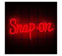 BYNGQW Hanging Art Neon Signs Snap-On Neon Sign Red Letter Billboard Sign LED Light Dimmable USB Powered for Home Garage Bar Game Room Wall Decor 36cmx18cm