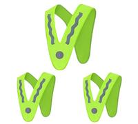 ByNGSDCC 1/2/3/5Pcs Kids Reflective Safety Vest Night Visible High Gloss Wear-Resistant Shoulder for Outdoor Protective Use(3pcs)